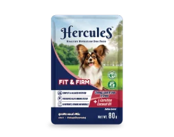 เฮอร์คิวลิสอาหารสุนัขสูตรน้ำเกรวี่ สูตรฟิต แอนด์ เฟิร์ม 80 กรัม